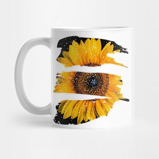 Sunflower brush stroke Mug